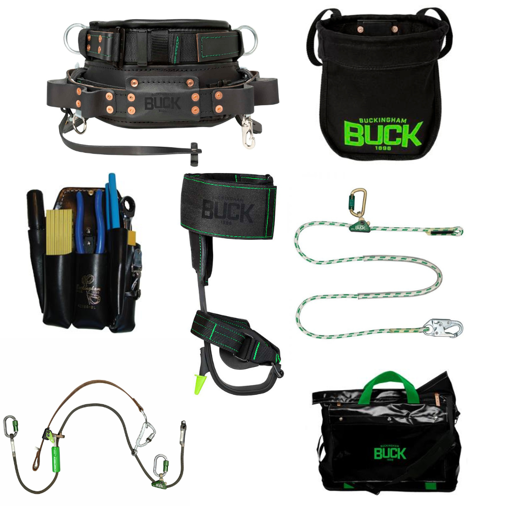 Buckingham Lightweight Fall Protection Linemans Package from Columbia Safety